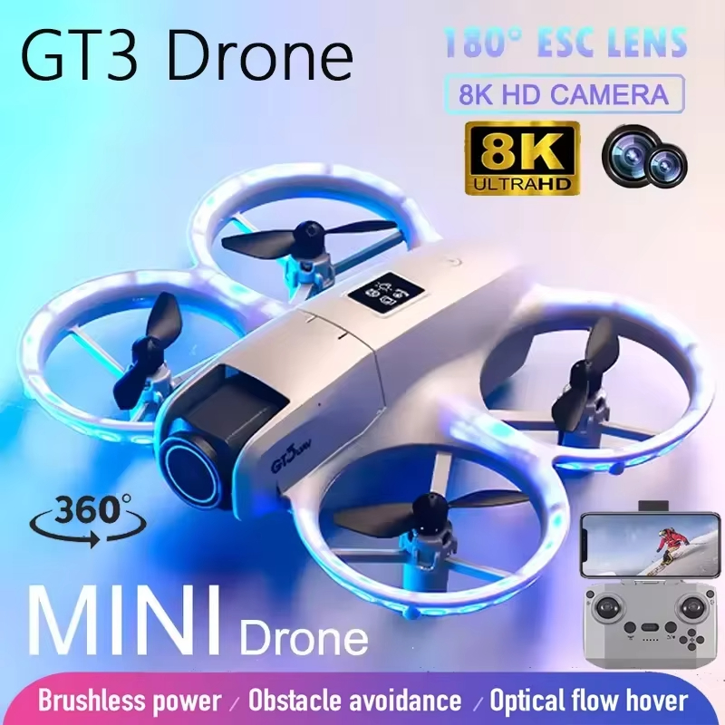 Drone Thermal Imaging - Drone Mini GT3 Baru 8K HD