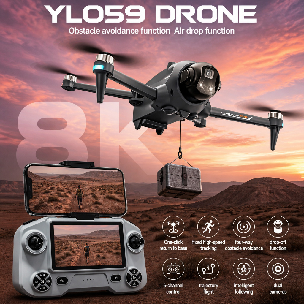Drone Multispectral - Drone YL059 BARU GPS Kembali Otomatis