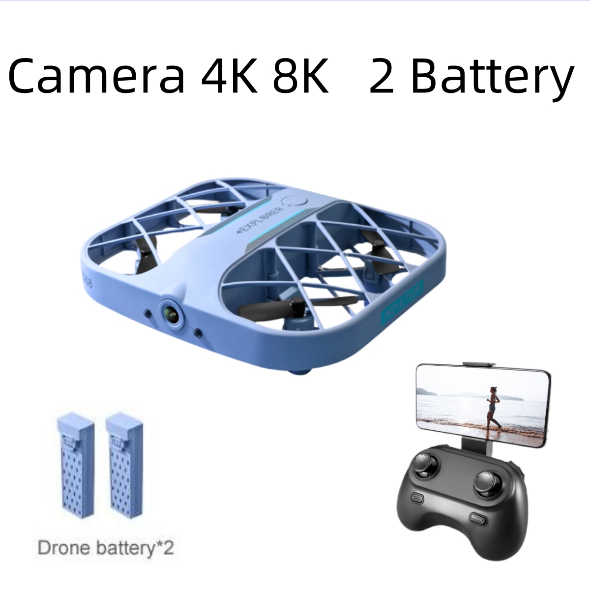 Drone Lidar - JJRC H107 FPV RC Drone dengan