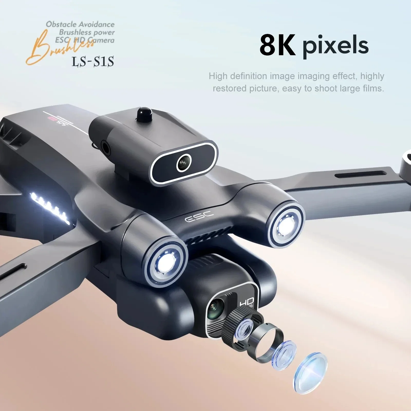 S1S Drone kamera GPS 5G 8K pro - Drone Photogrammetry ulasan dan harga