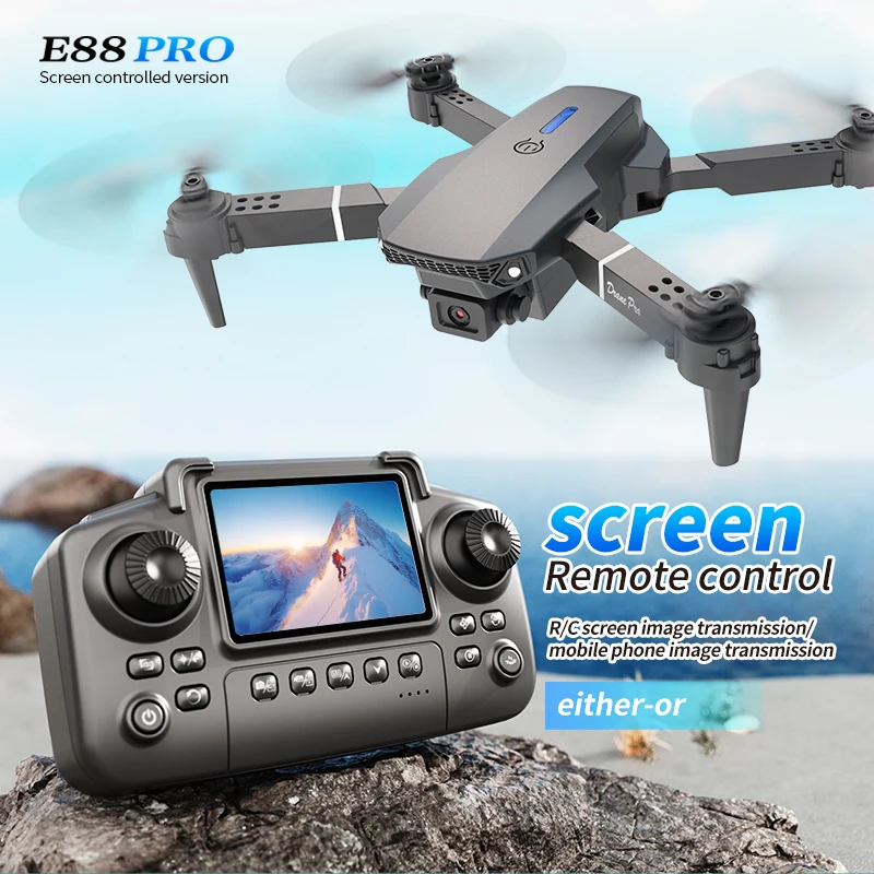 Drone E88 PRO Profesional deng - Drone Photogrammetry ulasan dan harga