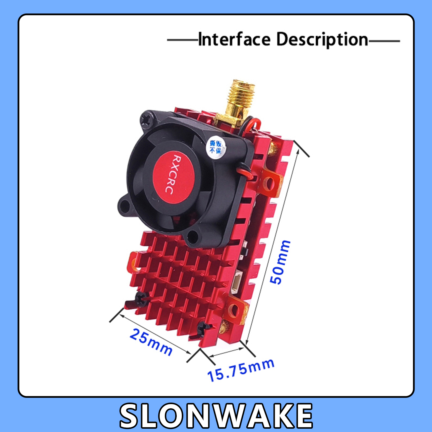 SLONWAKE 5.8G 2W VTX FPV Kamer - Drone Aerial Photography ulasan dan harga