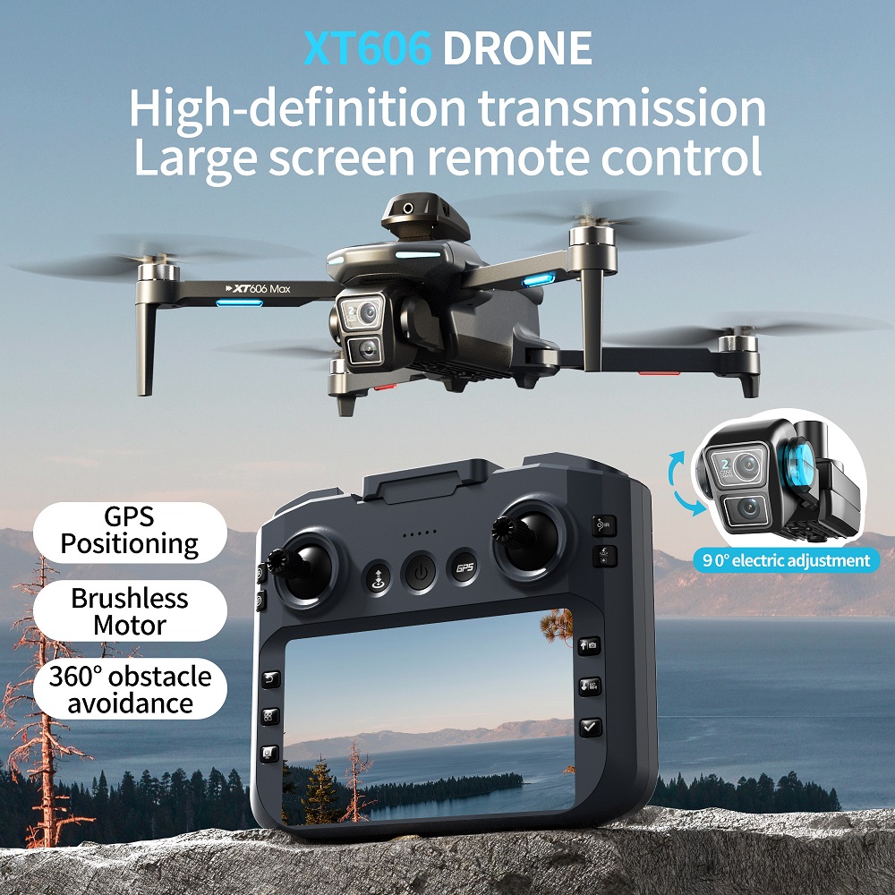 Drone XT606 MAX 3 baterai, Kam - Drone Thermal Imaging ulasan dan harga