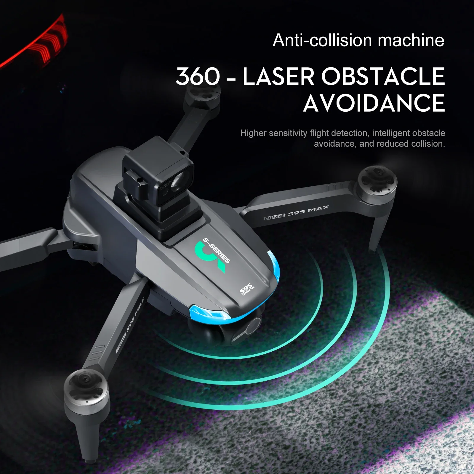 Drone MINI S9S MAX Baru 4K 2 S - Drone Lidar ulasan dan harga