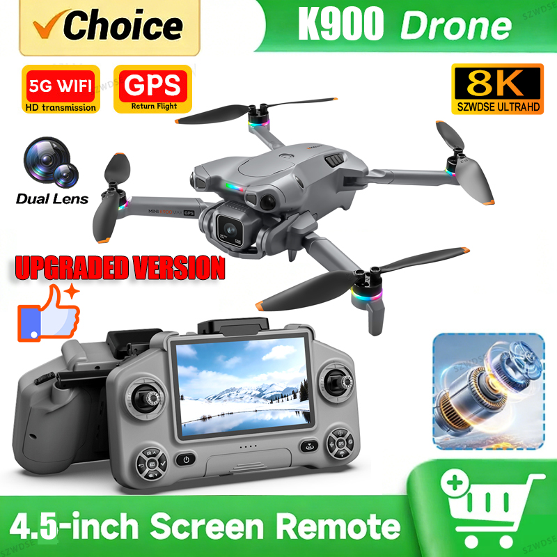 Drone GPS K900 MAX Baru dengan - Drone Photogrammetry ulasan dan harga