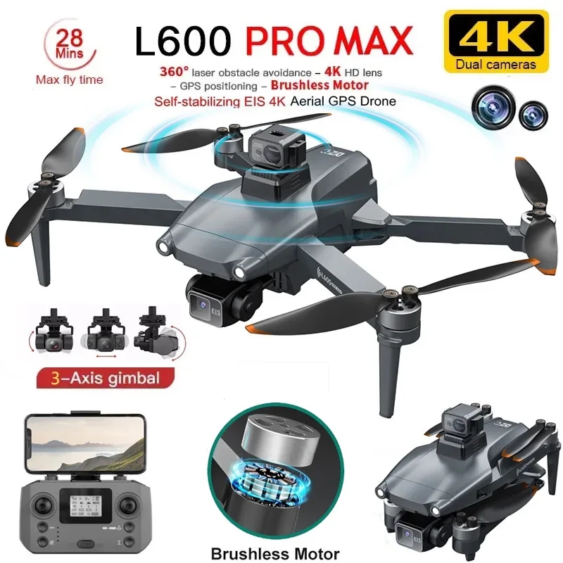 L600 PRO MAX Drone GPS profesi - Drone Photogrammetry ulasan dan harga