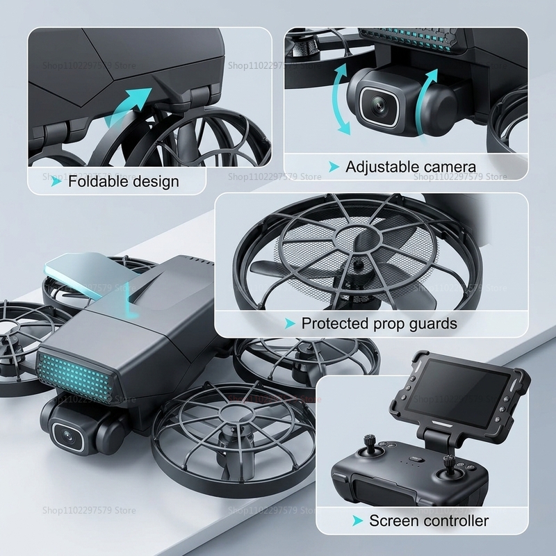 Drone Baru M8 GPS 8K Profesion - Drone Photogrammetry ulasan dan harga